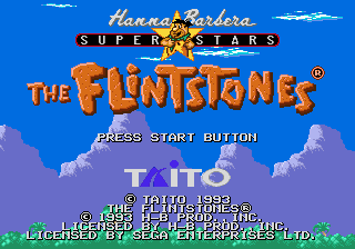 The Flintstones screenshot 2 for Sega Mega Drive
